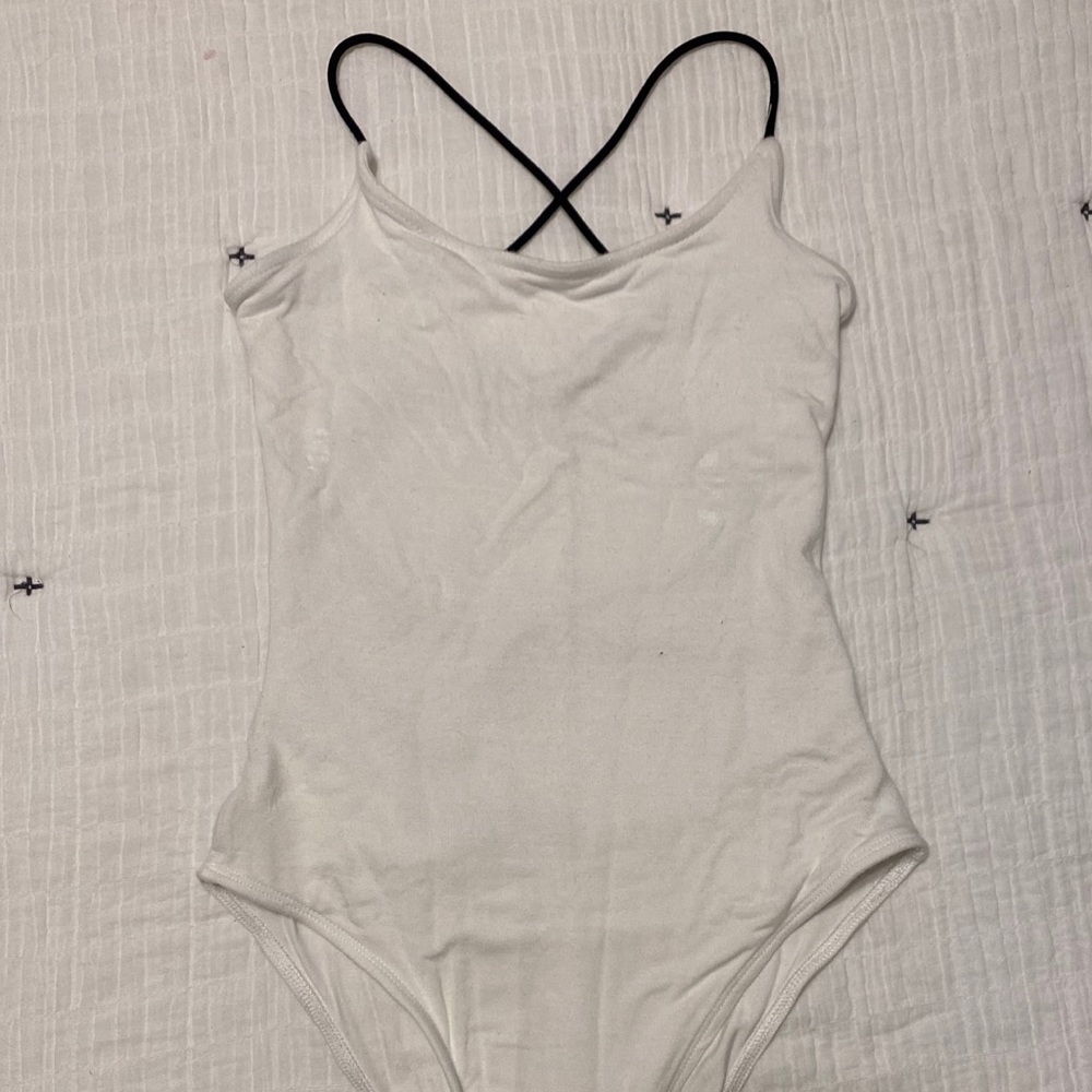 Whit body suit